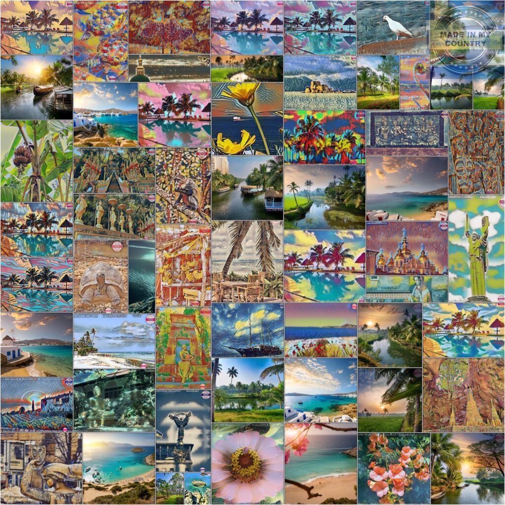 MadeinMycountry presents: Unique NFT art  from the world’s largest site network of its kind!!